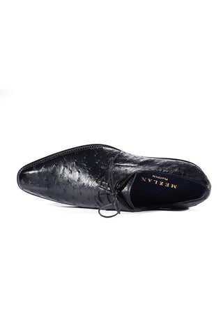 Mezlan 4732-S Tillson Exotic Ostrich Derby (MZ3302)-AmbrogioShoes