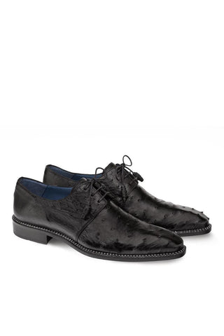 Mezlan 4732-S Tillson Exotic Ostrich Derby (MZ3302)-AmbrogioShoes