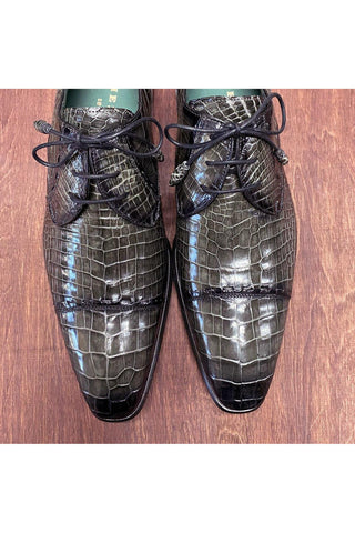 Mezlan 4818-J Alligator Skin Cap-Toe Derby (MZ3368)