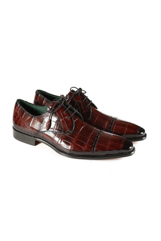 Mezlan 4818-J Exotic Alligator Skin Cap-Toe Derby (MZ3368)-AmbrogioShoes