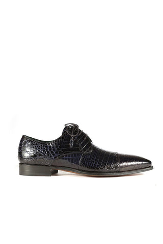 Mezlan 4818-J Exotic Alligator Skin Cap-Toe Derby (MZ3368)-AmbrogioShoes