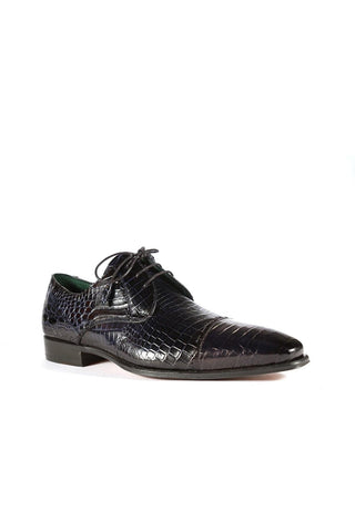 Mezlan 4818-J Exotic Alligator Skin Cap-Toe Derby (MZ3368)-AmbrogioShoes