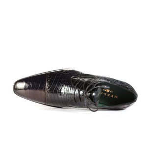 Mezlan 4818-J Exotic Alligator Skin Cap-Toe Derby (MZ3368)-AmbrogioShoes