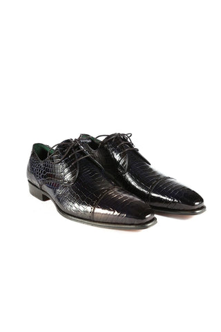 Mezlan 4818-J Exotic Alligator Skin Cap-Toe Derby (MZ3368)-AmbrogioShoes