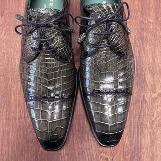 Mezlan 4818-J Exotic Alligator Skin Cap-Toe Derby (MZ3368)-AmbrogioShoes