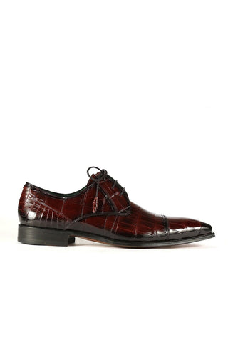 Mezlan 4818-J Exotic Alligator Skin Cap-Toe Derby (MZ3368)-AmbrogioShoes
