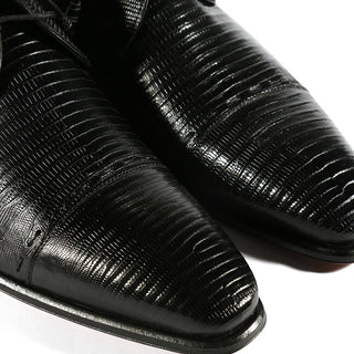 Mezlan 4818-L Exotic Lizard Derby Cap-Toe (MZ3367)-AmbrogioShoes