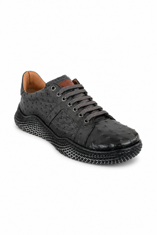 Mezlan 4970-S Exotic Ostrich-Skin Sneakers (MZ3672)