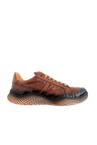 Mezlan 4970-S Exotic Ostrich-Skin Sneakers (MZ3672)-AmbrogioShoes
