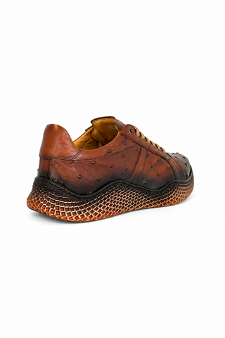 Mezlan 4970-S Exotic Ostrich-Skin Sneakers (MZ3672)