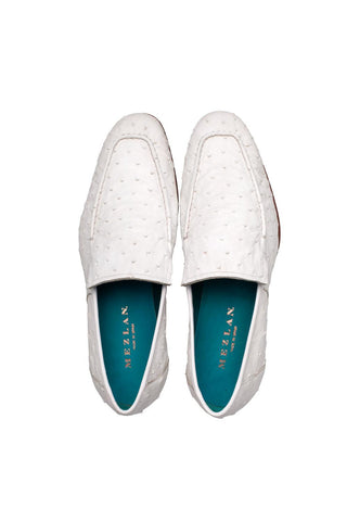Mezlan 50120-S Menor Exotic Ostrich Slip-On Loafer (MZ3895)-AmbrogioShoes