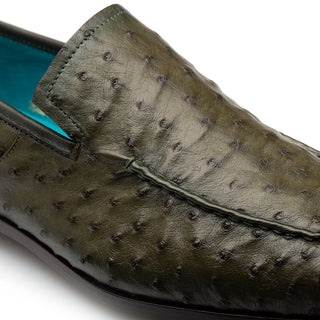 Mezlan 50120-S Menor Exotic Ostrich Slip-On Loafer (MZ3895)-AmbrogioShoes