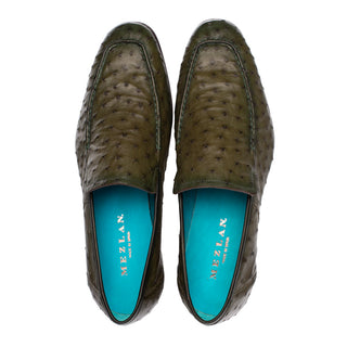 Mezlan 50120-S Menor Exotic Ostrich Slip-On Loafer (MZ3895)-AmbrogioShoes