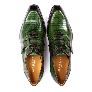 Mezlan 50173-L Exotic Lizard Skin Oxford (MZ3923)-AmbrogioShoes