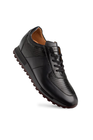 Mezlan 50188-L Greenwich Exotic Lizard Skin & Calf-Skin Leather Sneaker (MZ3929)-AmbrogioShoes