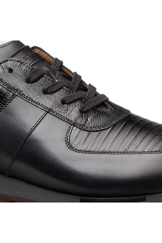Mezlan 50188-L Greenwich Exotic Lizard Skin & Calf-Skin Leather Sneaker (MZ3929)-AmbrogioShoes