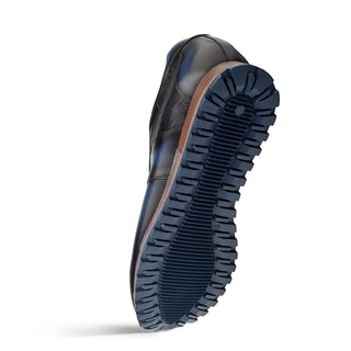 Mezlan 50188-L Greenwich Exotic Lizard Skin & Calf-Skin Leather Sneaker (MZ3929)-AmbrogioShoes