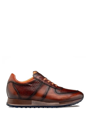 Mezlan 50188-L Greenwich Exotic Lizard Skin & Calf-Skin Leather Sneaker (MZ3929)-AmbrogioShoes