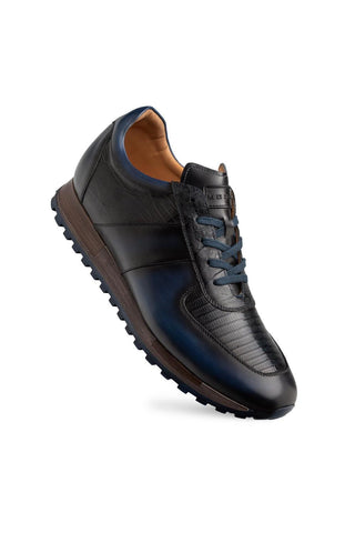 Mezlan 50188-L Greenwich Lizard Skin & Leather Sneaker (MZ3929)