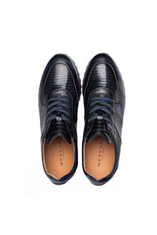 Mezlan 50188-L Greenwich Lizard Skin & Leather Sneaker (MZ3929)