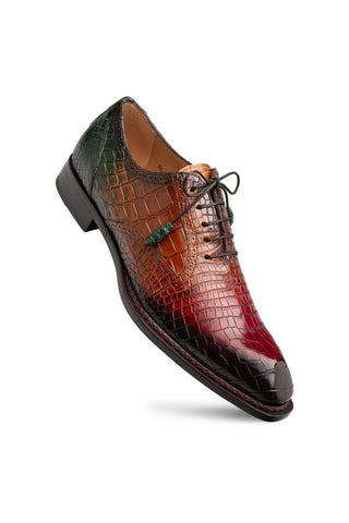 Mezlan 50194-J Marble Alligator Skin Oxford (MZ3921)