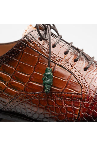 Mezlan 50194-J Marble Alligator Skin Oxford (MZ3921)