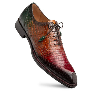 Mezlan 50194-J Marble Exotic Alligator Skin Oxford (MZ3921)-AmbrogioShoes