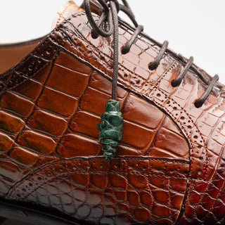 Mezlan 50194-J Marble Exotic Alligator Skin Oxford (MZ3921)-AmbrogioShoes