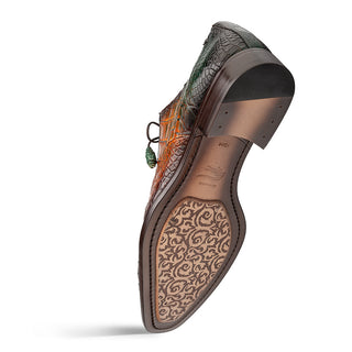 Mezlan 50194-J Marble Men's Shoes Exotic Alligator Skin Oxford (MZ3921)-AmbrogioShoes