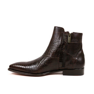 Mezlan 50228-L Exotic Lizard Skin Buckle Boot (MZ3925)-AmbrogioShoes