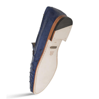 Mezlan 7318-S-RX612 Men's Shoes Jeans Exotic Ostrich Dress Moccasin Loafers (MZ3361)-AmbrogioShoes