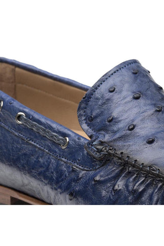 Mezlan 7318-S-RX612 Ostrich Moccasin Loafer