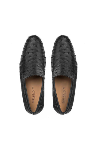 Mezlan 7318-S-RX612 Ostrich Moccasin Loafer
