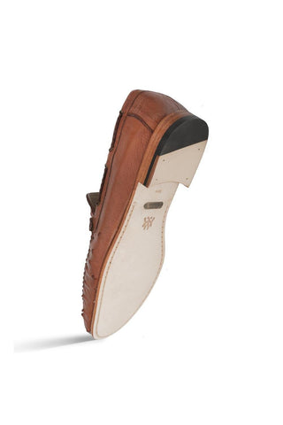 Mezlan 7318-S-RX612 Ostrich Moccasin Loafer