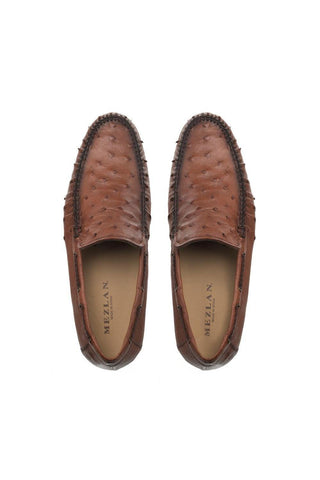Mezlan 7318-S-RX612 Ostrich Moccasin Loafer