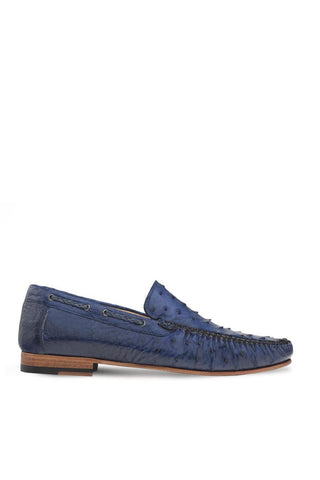 Mezlan 7318-S-RX612 Ostrich Moccasin Loafers (MZ3496)-AmbrogioShoes