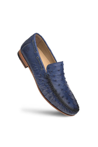 Mezlan 7318-S-RX612 Ostrich Moccasin Loafers (MZ3496)-AmbrogioShoes