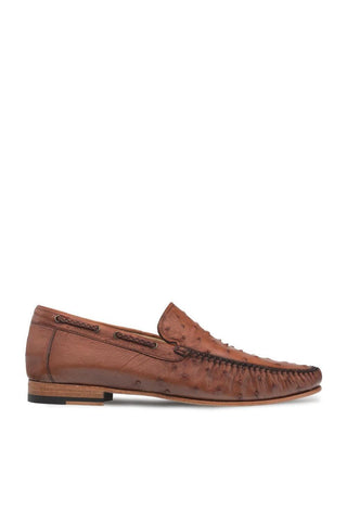 Mezlan 7318-S-RX612 Ostrich Moccasin Loafers (MZ3496)-AmbrogioShoes