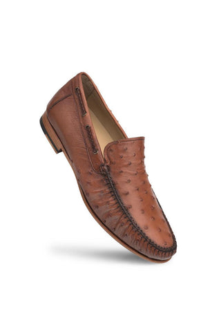 Mezlan 7318-S-RX612 Ostrich Moccasin Loafers (MZ3496)-AmbrogioShoes