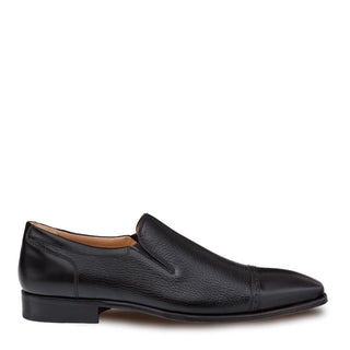 Mezlan 9005 Barron Men's Shoes Black Calf-Skin Leather Slip-On Loafers (MZ3363)-AmbrogioShoes