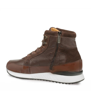 Mezlan 9776 Cardew Men's Shoes Brown Deer-Skin / Suede / Calf-Skin Leather Sneakers (MZ3287)-AmbrogioShoes