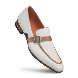 Mezlan 9909 S106 Men's Shoes Camel & Bone Nubuck / Calf-Skin Leather Loafers (MZ3347)-AmbrogioShoes