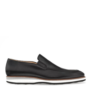 Mezlan 9951 R608 Men's Shoes Black Calf-Skin Leather Slip On Loafers (MZ3373)-AmbrogioShoes