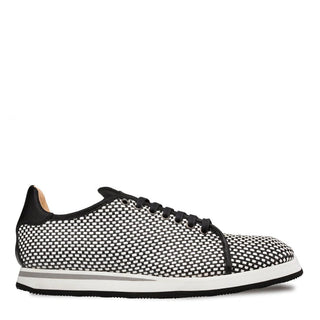 Mezlan A20301 Woven / Calf-Skin Leather Casual Derby Sneakers (MZ3523)-AmbrogioShoes