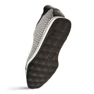 Mezlan A20301 Woven / Calf-Skin Leather Casual Derby Sneakers (MZ3523)-AmbrogioShoes