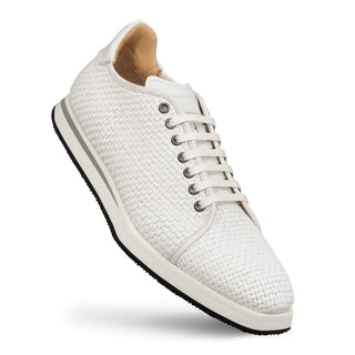 Mezlan A20301 Woven / Calf-Skin Leather Casual Derby Sneakers (MZ3523)-AmbrogioShoes