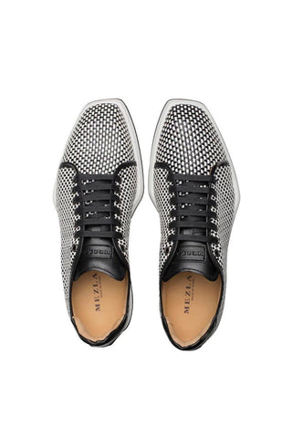 Mezlan A20301 Woven / Leather Casual Derby Sneakers (MZ3523)