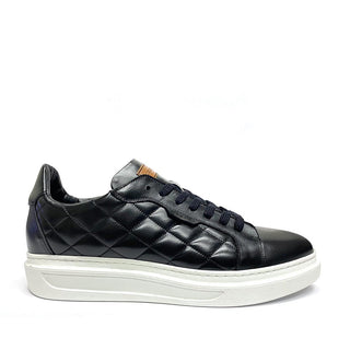 Mezlan A20456 Quilted Calf-Skin Leather Casual Sneakers (MZ3545)-AmbrogioShoes