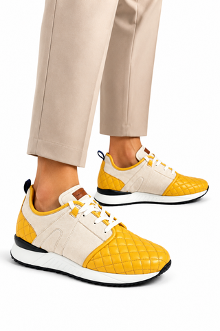 Mezlan A20742 Suede / Quilted Leather Casual Sneakers (MZ3639)