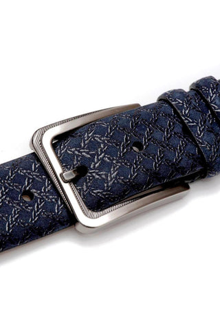 Mezlan AO10359 Men's Textured Suede Belts (MZB1027)-AmbrogioShoes